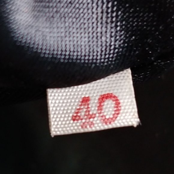 Vintage Sheep Skin High Waist Leather Pants Black EU Size 40/S - Picture 11 of 14